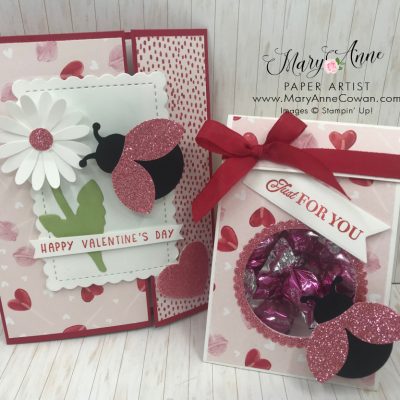 Adorable Love Bug Card & Matching Treat Holder
