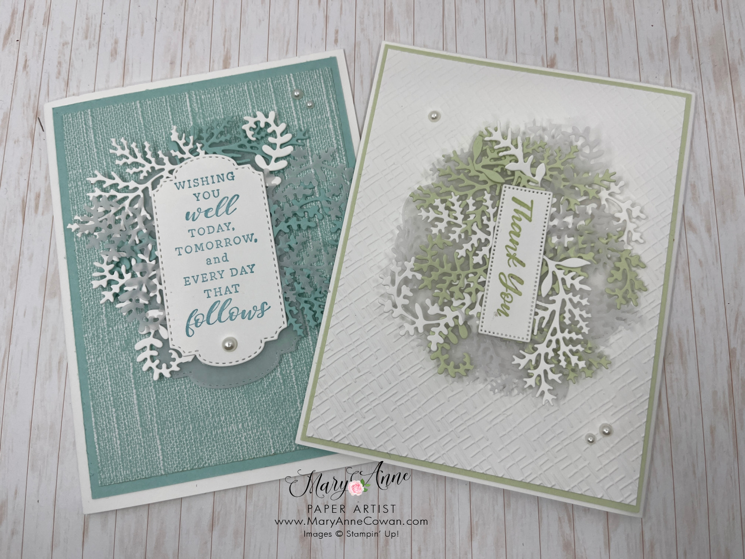 Wild Ferns WOW Cards - MaryAnneCowan.com - Mary Anne Cowan, Stampin' Up ...
