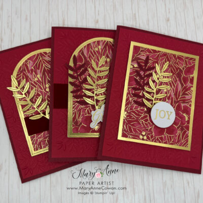 Traditional Christmas WOW Cards!
